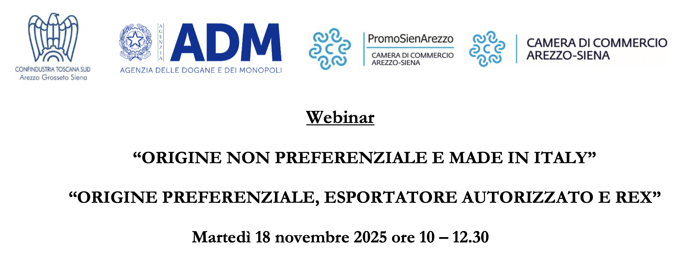 Origine non preferenziale e made in Italy origine preferenziale, esportatore autorizzato e Rex